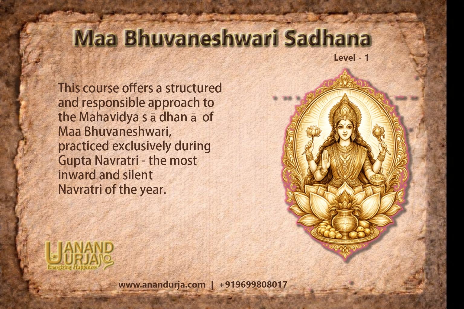 Gupta Navratri – Maa Bhuvaneshwari Mahavidya Sādhana